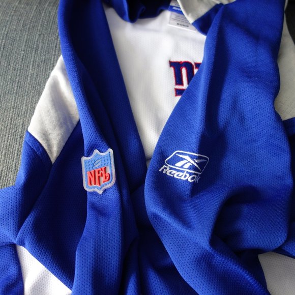 Reebok Team Apparel New York Giants Long Sleeve Shirt Size S - Picture 2 of 5